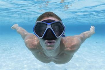 Bestway Dominator Pro Dykkermaske 14+ år, Blå-3