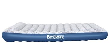 Bestway Fashion Flock Luftmadras med indbygget AC Pumpe 203 x 152 x 30cm -2