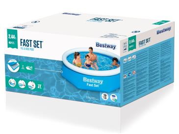  Bestway Fast Set Pool sæt 244 x 61 cm m/filter pumpe-3
