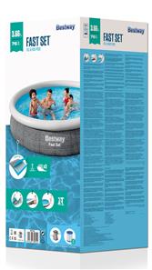  Bestway Fast Set Pool Sæt 366 x  76cm m/Filter Pumpe-5