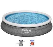 Bestway Fast Set Pool Sæt 457 x  84cm m/filter Pumpe (2022 model)