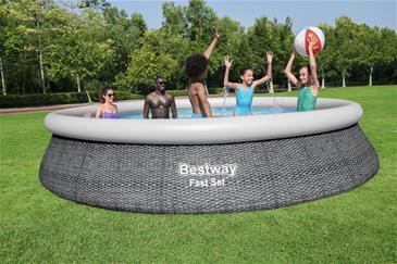  Bestway Fast Set Pool Sæt 457 x  84cm m/filter Pumpe-4