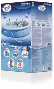  Bestway Fast Set Pool Sæt 457 x  84cm m/filter Pumpe-4