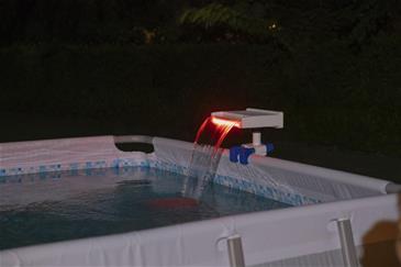 Bestway Flowclear Beroligende LED-vandfald til Pool-11