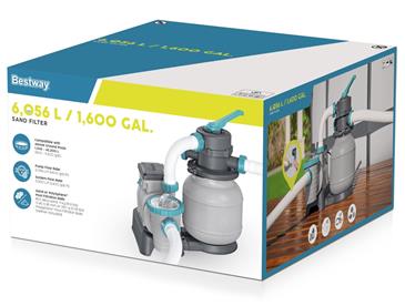 Bestway Flowclear Sandfilter Pumpe  6056L (2025 model)-2