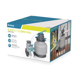 Bestway Flowclear Sandfilter Pumpe  8327L (2024 Model)-2