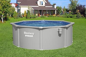 Bestway Hydrium 366 x 122 cm stål pool m/sandfilter, Skimmer (2026 model)-11