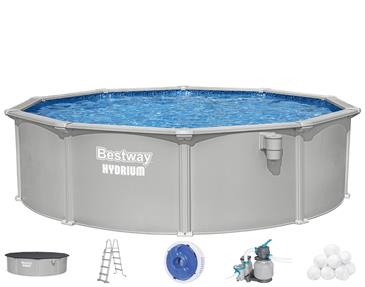 Bestway Hydrium 457 x 122 cm Stålvægspoolsæt (2027 model)