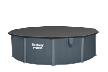 Bestway Hydrium 488 x 132 cm stål pool m/sandfilter, Skimmer mv (2026)-6