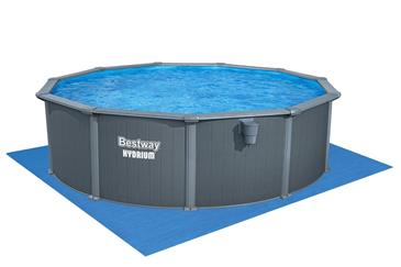 Bestway Hydrium 488 x 132 cm stål pool m/sandfilter, Skimmer mv (2027)-5