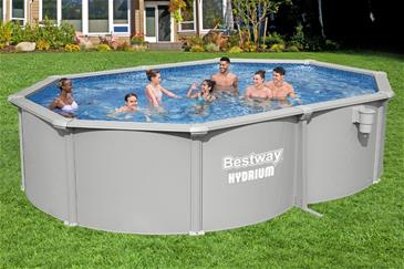 Bestway Hydrium 500 x 366 x 122 cm Oval Stålvægspoolsæt (2027 model)-2