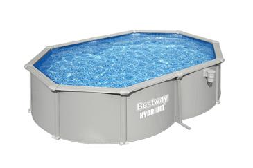 Bestway Hydrium 500 x 366 x 122 cm Oval Stålvægspoolsæt (2027 model)-6