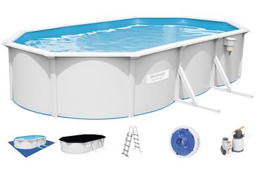 Bestway Hydrium 610 x 360 x 120 cm stål pool m/sandfilter mv (2022 model)