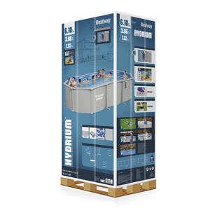 Bestway Hydrium 610 x 366 x 122 cm Oval Stålvægspoolsæt (2027 model)-4