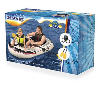 Bestway Hydro Force Gummibåd Battle Bomber Sæt 188 x 98 cm-8