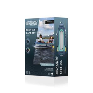 Bestway Hydro Force Gummibåd Treck X2 Sæt 232 x 118 cm-11