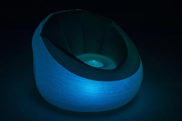 Bestway  LED-Lys Luft stol 102 x 97 x 71 cm-7
