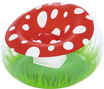 Bestway Mighty Mushroom Oppustelig Stol 112 x 122 x 66 cm