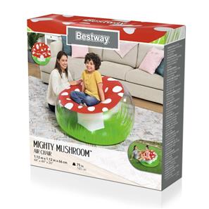 Bestway Mighty Mushroom Oppustelig Stol 112 x 122 x 66 cm-2