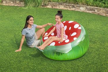 Bestway Mighty Mushroom Oppustelig Stol 112 x 122 x 66 cm-4