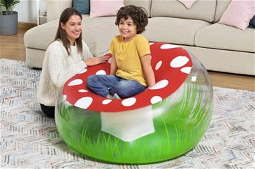 Bestway Mighty Mushroom Oppustelig Stol 112 x 122 x 66 cm-5