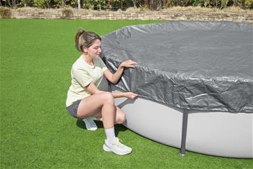 Bestway overdækning 305cm Premium Rund Poolcover-5