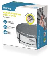 Bestway overdækning 366 cm Premium Rund Poolcover