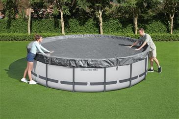 Bestway overdækning 457 cm Premium Rund Poolcover-5