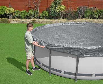 Bestway overdækning 457 cm Premium Rund Poolcover-7