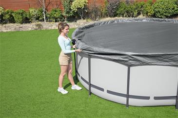Bestway overdækning 488 cm Premium Rund Poolcover-7