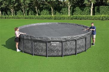 Bestway overdækning 610 cm Premium Rund Poolcover-5