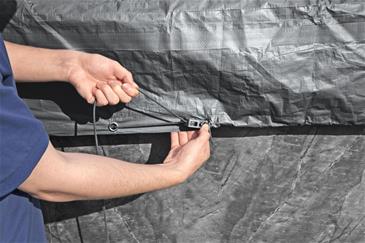 Bestway overdækning 671 cm Premium Rund Poolcover-5