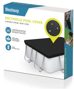 Bestway Overdækning 282 x 196 cm til Power Steel Frame Pools -3