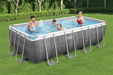 Bestway  Power Steel Rektangulær Pool 488 x 244 x 122 cm Special Edition-2