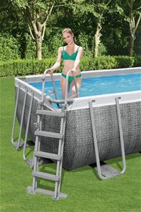 Bestway  Power Steel Rektangulær Pool 488 x 244 x 122 cm Special Edition-4