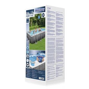 Bestway  Power Steel Rektangulær Pool 549 x 274 x 122 cm Special Edition-7