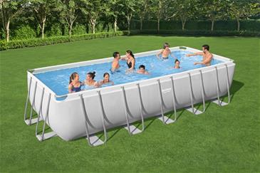 Bestway  Power Steel Rektangulær Pool 640 x 274 x 132 cm-2