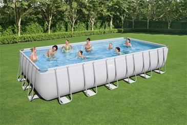 Bestway  Power Steel Rektangulær Pool 732 x 366 x 132 cm-2