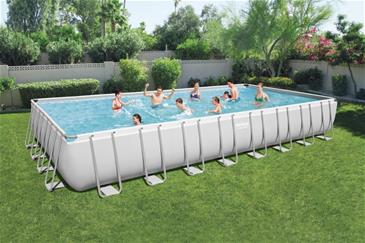 Bestway  Power Steel Rektangulær Pool 956 x 488 x 132 cm-2