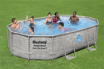 Bestway  Power Steel  Swim Vista II 488 x 305 x 107 cm pool m/sandfilter-5