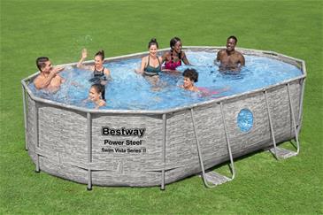 Bestway  Power Steel Swim Vista II 488 x 305 x 107 cm pool m/sandfilter-5