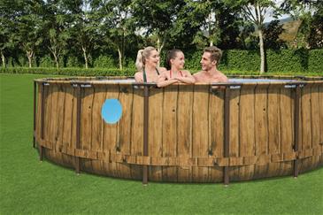 Bestway  Power Steel  Swim Vista II 549 x 122 cm m/pumpe, stige-4