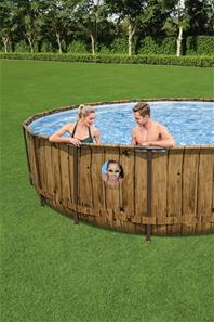 Bestway  Power Steel  Swim Vista II 549 x 122 cm m/pumpe, stige-5