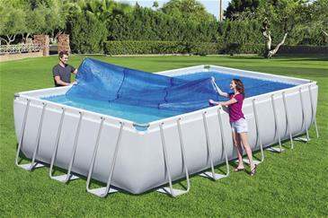 Bestway Solar Pool overdækning 6.40m x 2.74m/7.32m x 3.66m-4