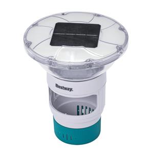 Bestway SolarGlow LED-Kemikaliedispenser med 4-Farvet Lys-2