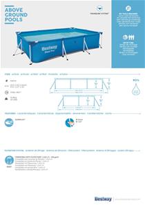  Bestway Steel Pro Frame Pool  3.00m x 2.01m x 66cm-8