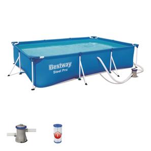  Bestway Steel Pro Frame Pool  300 x 201 x 66 cm m/filter pumpe-2
