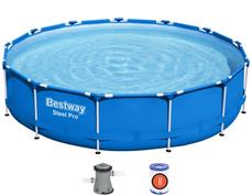 Bestway Steel Pro Frame Pool 396 x 84 cm m/filter pumpe