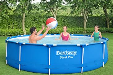  Bestway Steel Pro Frame Pool 396 x 84 cm m/filter pumpe-4