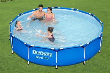 Bestway Steel Pro Frame Pool 366 x 76 cm m/pumpe-2